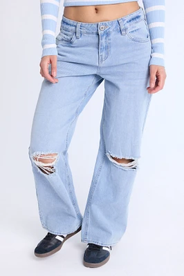 Low Rise Baggy Jeans