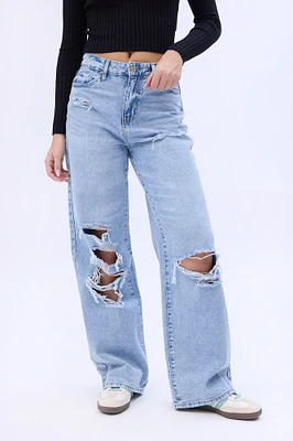 Super High Rise Wide Leg Jeans