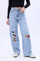 Super High Rise Wide Leg Jeans