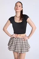 Pleated Skort