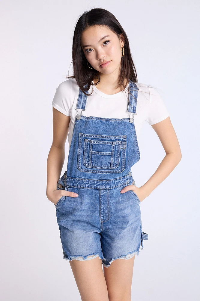 Denim Shortalls