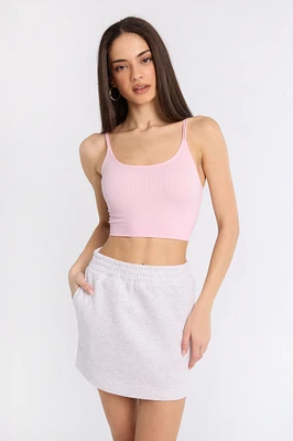 Fleece Mini Skirt