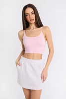 Fleece Mini Skirt