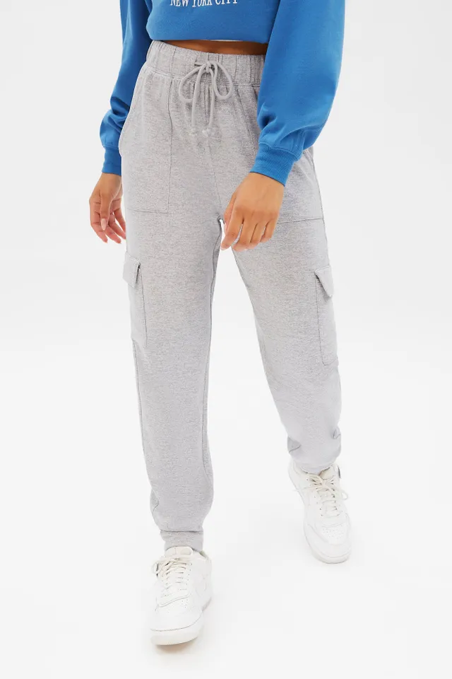 HARLOW ANDI CARGO SWEATPANTS - ROCK