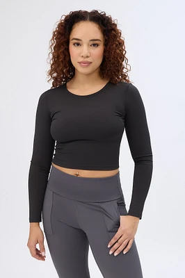 UNPLUG By Bluenotes  Super Smooth Long Sleeve Skimmer Top