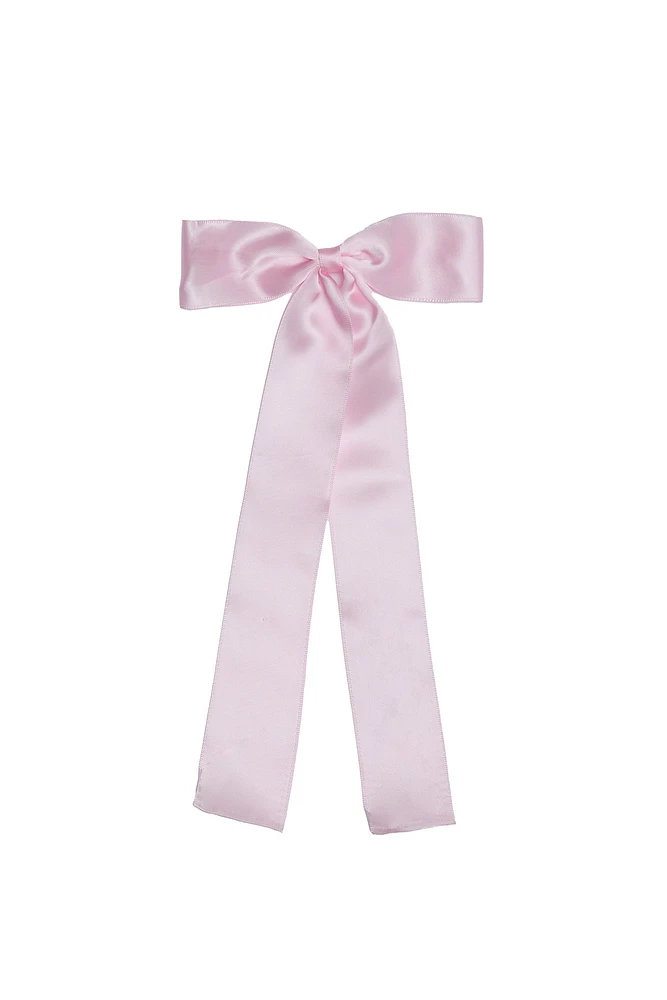 Satin Bow Clip