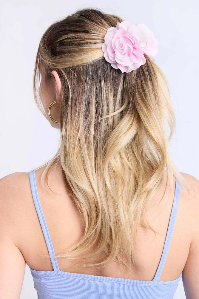 Pince à cheveux rosette