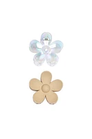 Flower Claw Clips 2-Pack