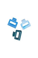 Square Claw Clips 3-Pack