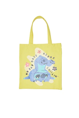 Stitch No Bad Days Printed Tote Bag