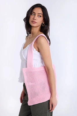 Sac fourre-tout en crochet