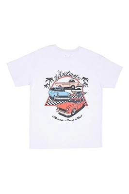 Vintage Cars Graphic Relaxed Tee