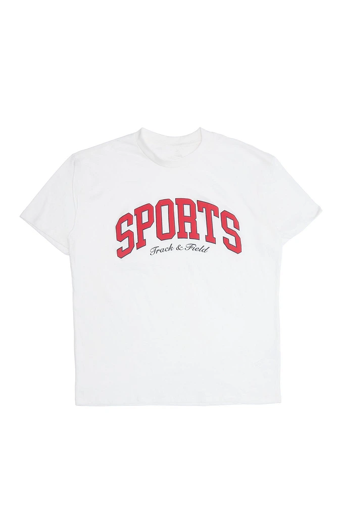 Sports Track & Field Graphic Relaxed Tee