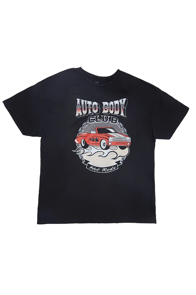 Auto Body Club Graphic Oversized Tee