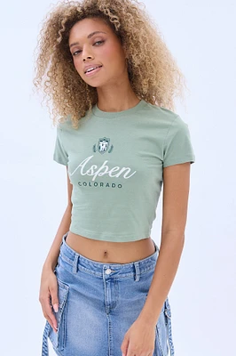 Aspen Colorado Graphic Baby Tee