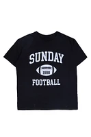 T-shirt décontracté imprime? graphique Sunday Football