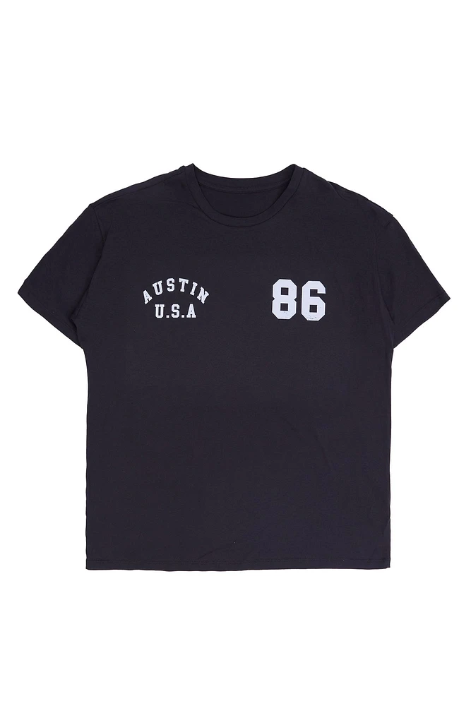 Austin USA '86 Graphic Relaxed Tee