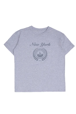 New York Crest Graphic Relaxed Tee