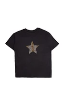 Leopard Star Graphic Boyfriend Tee