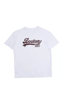 T-shirt coupe garçonne imprimé graphique Boston 1997