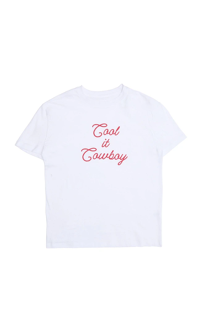 Cool It Cowboy Graphic Boyfriend Tee