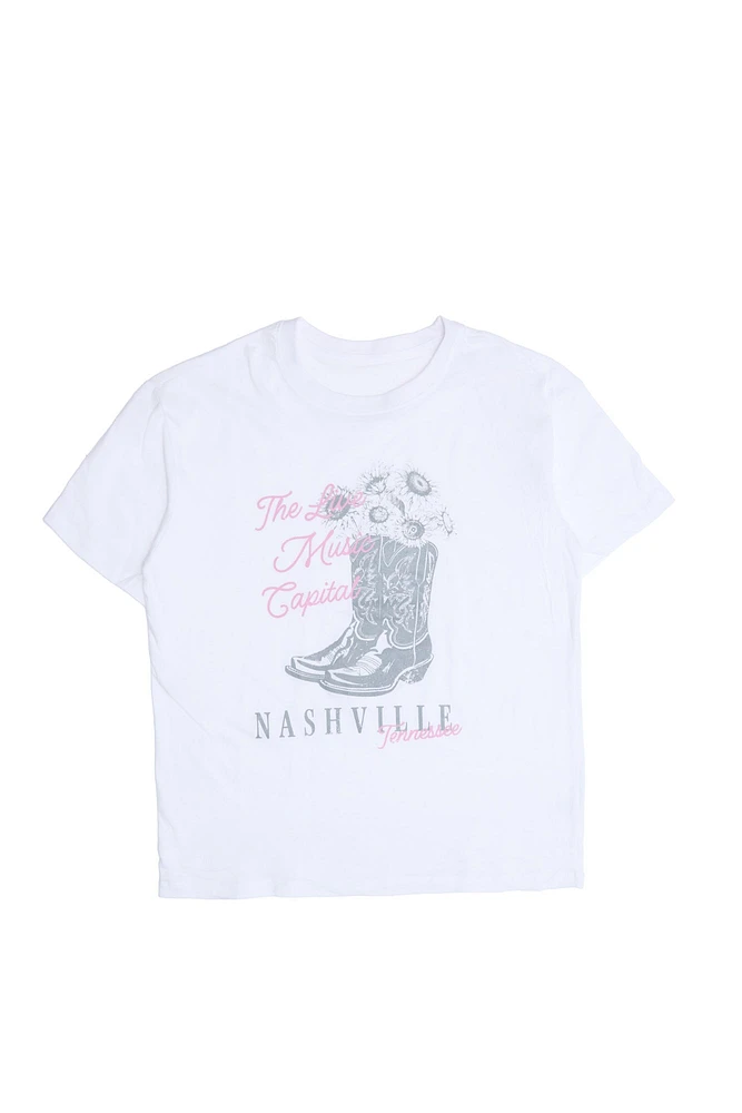 Nashville Tennessee Graphic Boyfriend Tee