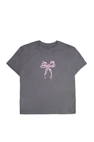 Bow Graphic Boyfriend Tee