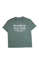 T-shirt coupe garçonne imprime? graphique Brooklyn