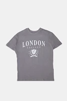 T-shirt coupe garçonne imprime? graphique London England