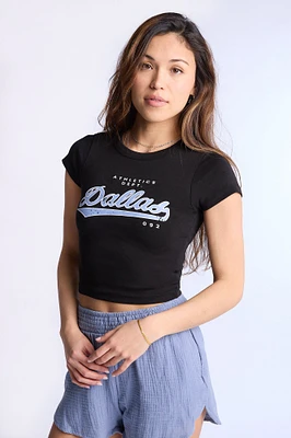 Dallas Graphic Baby Tee