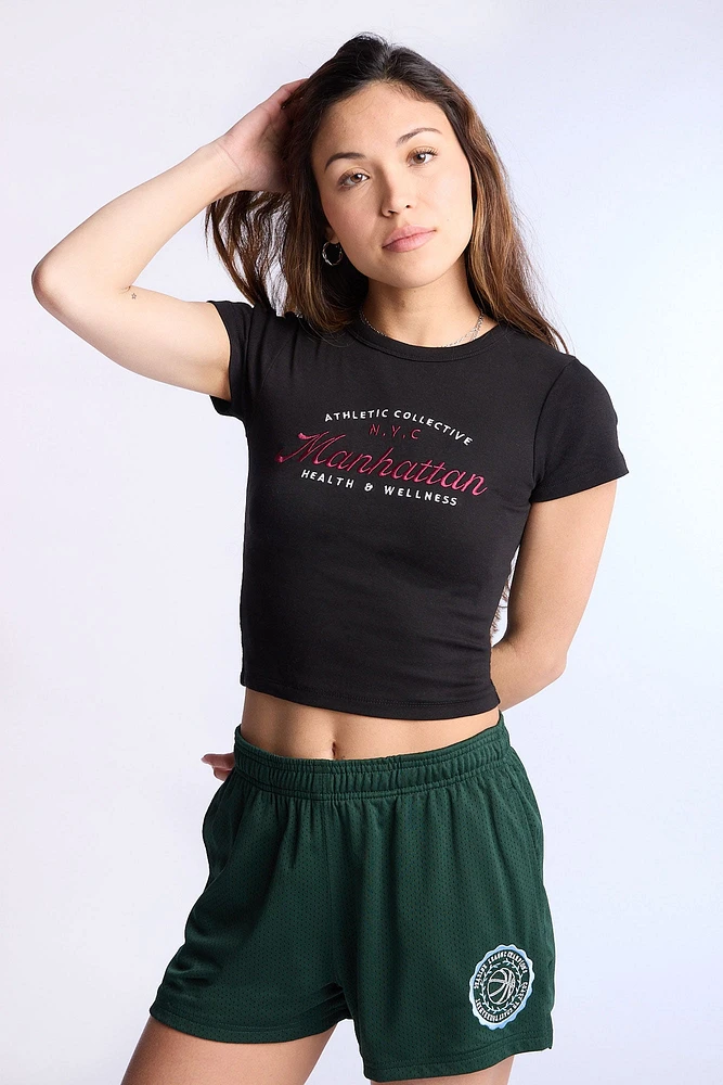 Manhattan Graphic Baby Tee