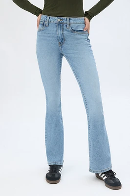 Jeans évasé taille haute