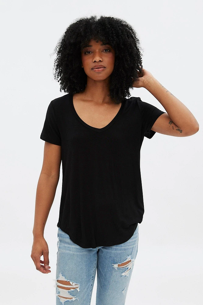 Relaxed V-Neck Tee