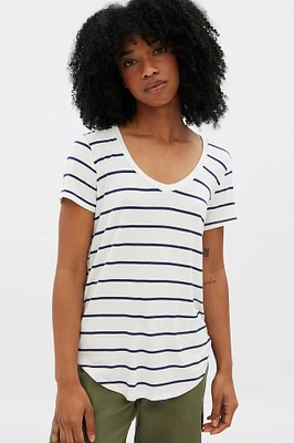 Relaxed V-Neck Tee