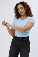 Short Sleeve Crew Neck Baby Tee