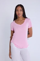 Short Sleeve V-Neck Relaxed Tee