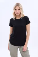 Short Sleeve Crew Neck Relaxed Tee