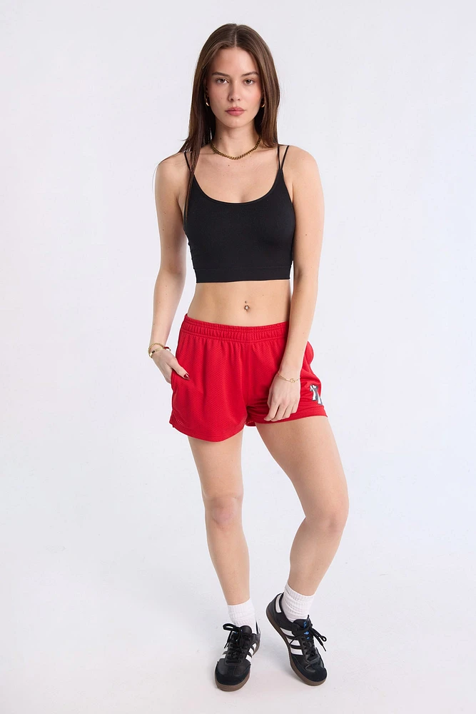 Graphic Mesh Shorts