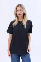 Short Sleeve Crew Neck Boyfriend Tee