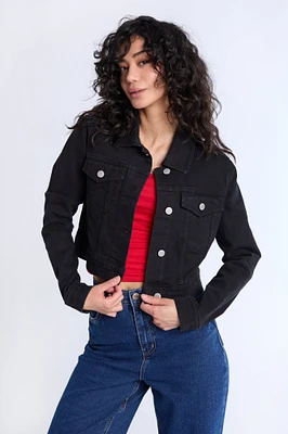 Cropped Denim Jacket