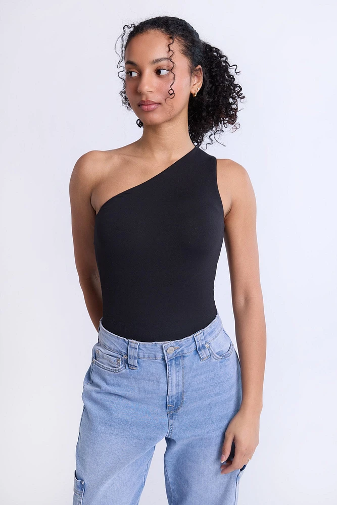 Super Soft One-Shoulder Bodysuit