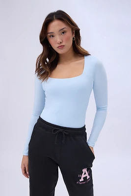 Long Sleeve Square Neck Bodysuit