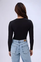 Long Sleeve Crew Neck Bodysuit