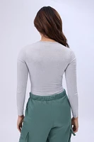 Long Sleeve Crew Neck Bodysuit