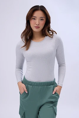 Long Sleeve Crew Neck Bodysuit