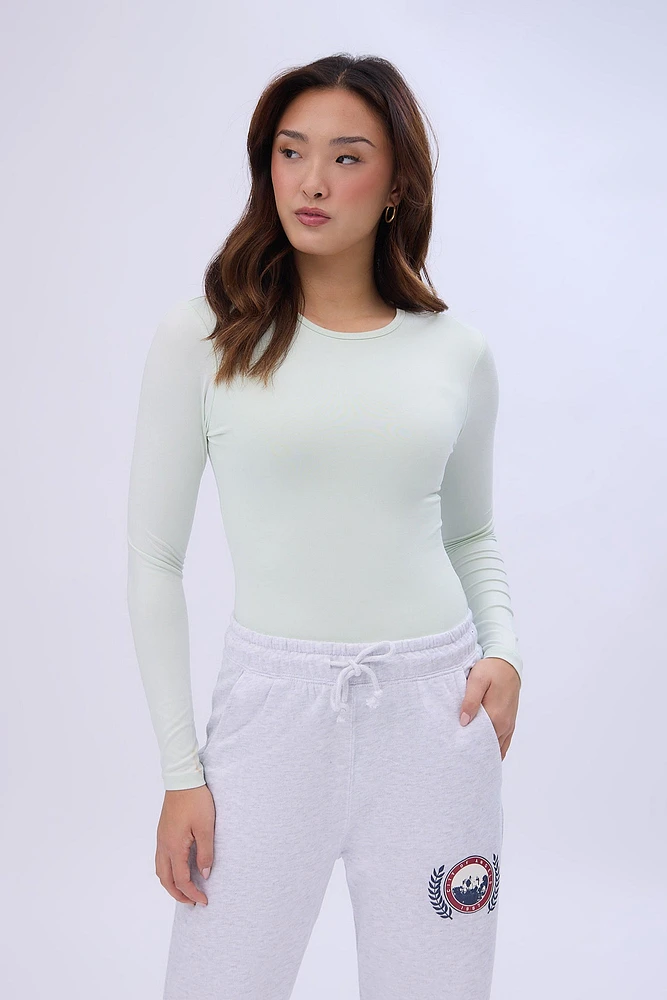 Long Sleeve Crew Neck Bodysuit