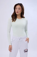 Long Sleeve Crew Neck Bodysuit