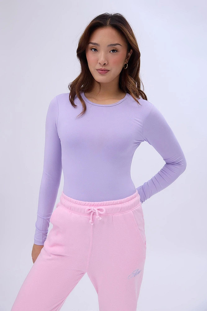 Long Sleeve Crew Neck Bodysuit