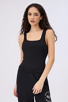 Ribbed Knit Tank Bodysuit