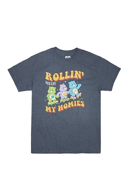 Care Bears Rollin' With My Homies Graphic Boyfriend Tee